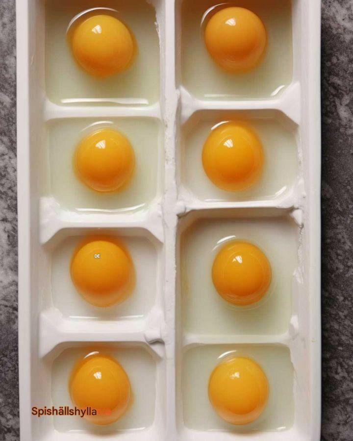 Knäck ägg i en isbitsform och lägg dem i frysen. Här är anledningen.