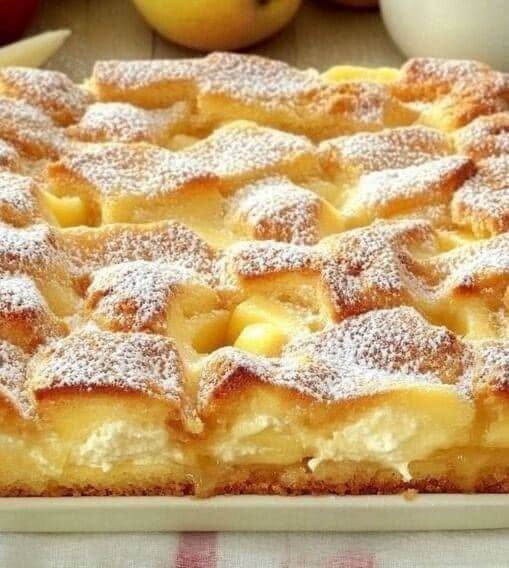 Oslagbar äppelpaj med 1 paket vaniljpudding på 15 minuter