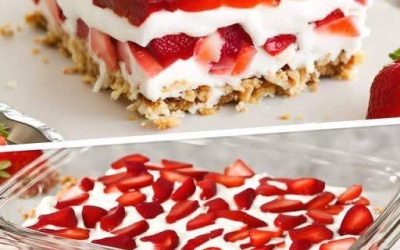 Den bästa jordgubbs-tiramisu på 10 minuter