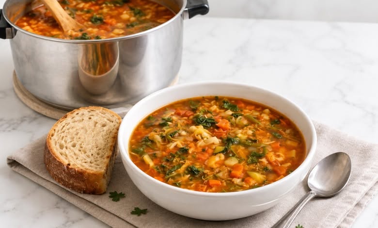 Recept på kycklingsoppa med grönsaker – Enkel och hälsosam hemlagad soppa