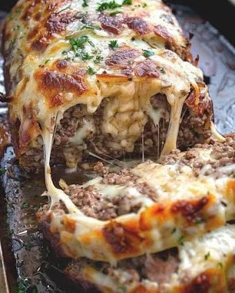 Philly Cheesesteak Köttfärslimpa