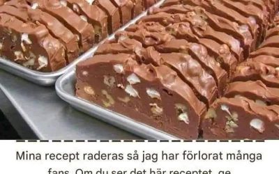 Toll House berömda fudge!!!! läckert och smarrigt recept