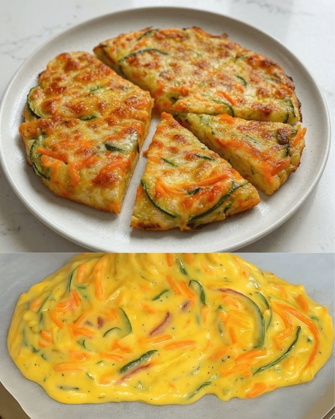 Zucchini-panntarte utan skorpa — Hälsosamt och superenkelt recept