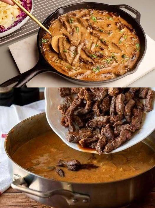 biff stroganoff ar otroligt gott