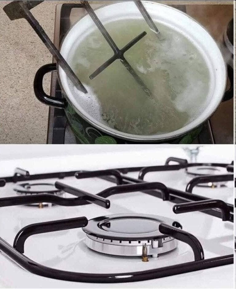 Ett magiskt piller förvandlar gasgrillen till något briljant: kolavlagringarna faller sönder.