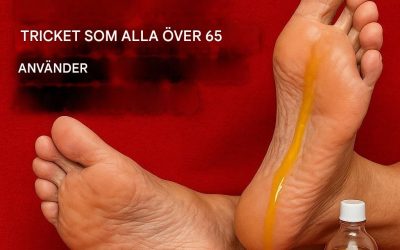 Ricinolja för fötter: knepet som alla över 65 använder