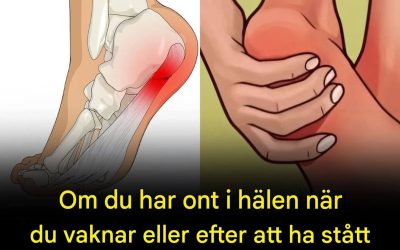 ⚠️ Smärta i hälen vid uppvaknande: Detta kan vara en varningssignal från din kropp.