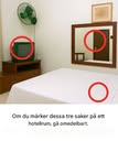 Om du ser dessa 3 saker på ett hotellrum, gå omedelbart.