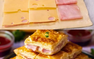 Smördegsfickor med skinka och ost: En enkel och smakrik njutning