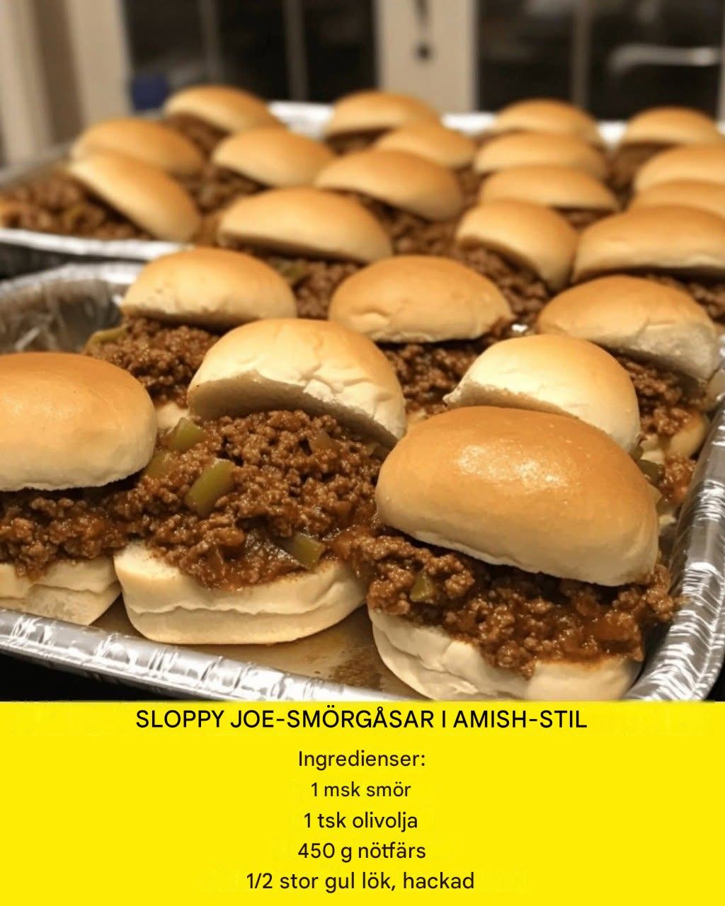 Originalt hemlagat Sloppy Joe-recept