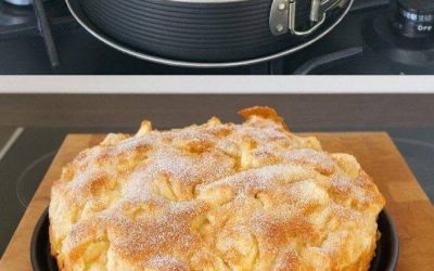Juläppelpaj, supersaftig och klar på 5 minuter i ugnen