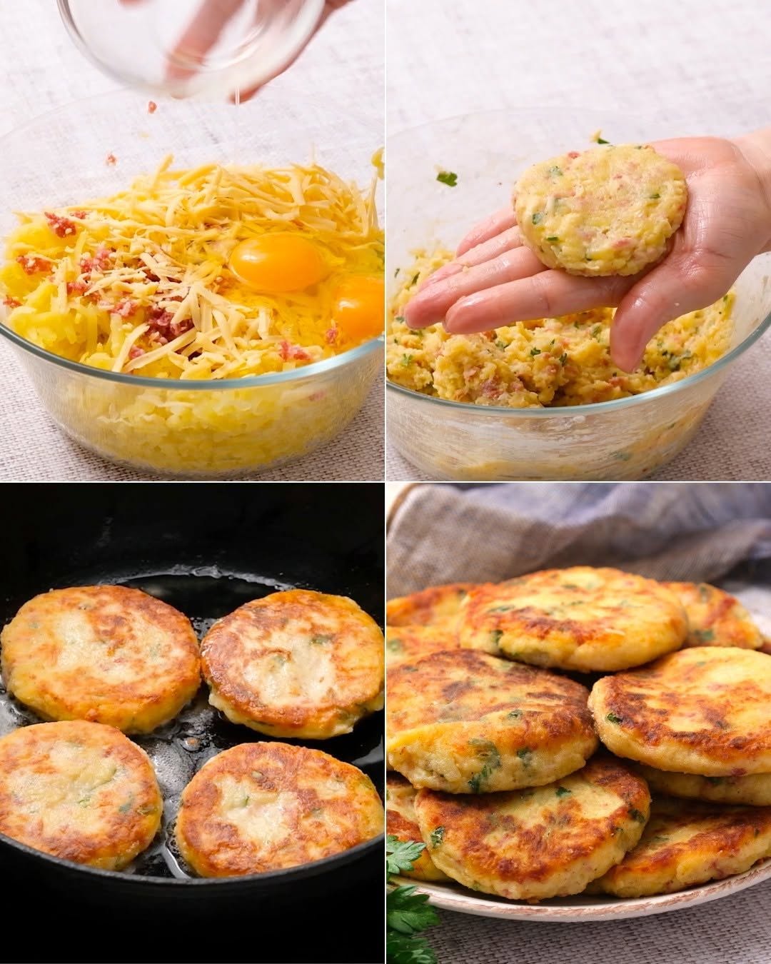 Potatisfritters: du kommer inte att kunna sluta på en enda!
