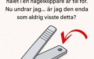 Varför din nagelklippare har det lilla runda hålet och varför det fortfarande spelar roll idag