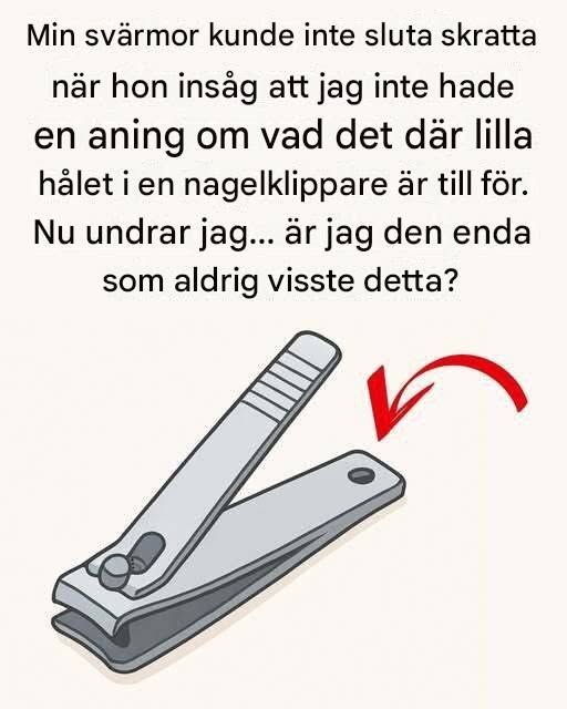 Varför din nagelklippare har det lilla runda hålet och varför det fortfarande spelar roll idag
