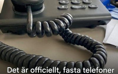 Det är officiellt: slutet på fasttelefonitjänsten närmar sig; här är datumet då din linje kommer att kopplas bort.