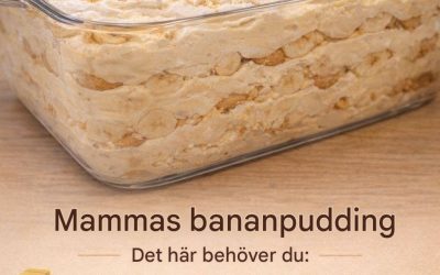 Bananpudding i lager – en sydstatsklassiker med en krämig twist
