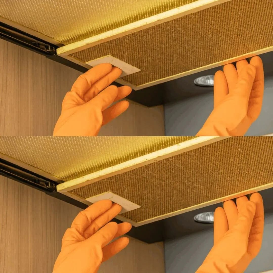Köksfläkt: fett försvinner på 5 minuter, utan skrubbning. Så här gör du.