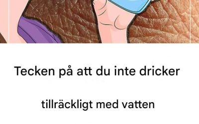 Det här är vad som händer när man inte dricker med vatten