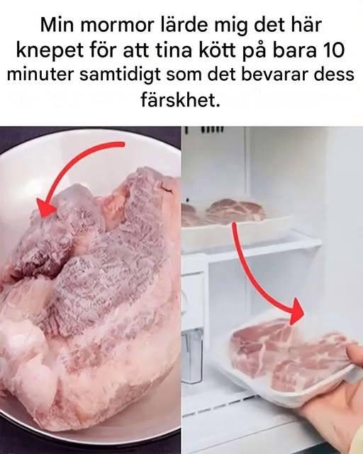 Tina kött snabbt och säkert – De bästa metoderna som verkligen fungerar