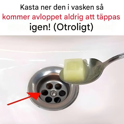 Den naturliga lösningen för fläckfria avlopp!
