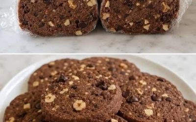 Chokladkakor med Hasselnötter – Enkla Skivkakor som Smälter i Munnen