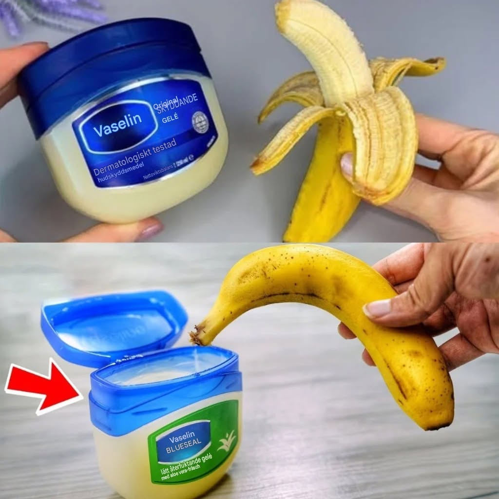 Upptäck den naturliga kraften hos banan och vaselin för hudvård