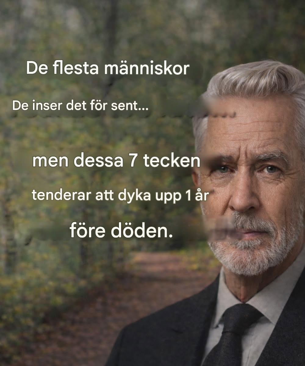 7 tysta krämpor som uppträder ett år före D:Eath… Se mer