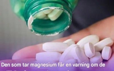 Hälsoexperter utfärdar en ny varning om magnesiumtillskott, särskilt för dessa två riskgrupper.
