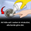 Fördelarna med att hälla salt i vasken