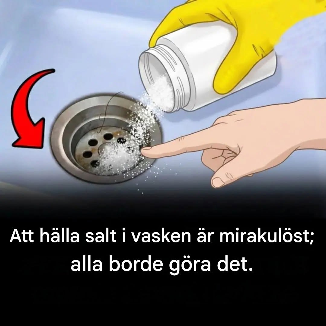 Fördelarna med att hälla salt i vasken
