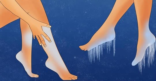 Att ha kalla fötter hela tiden kan vara ett symptom på en av dessa 5 sjukdomar