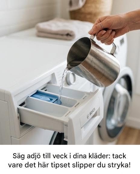 Säg adjö till veck på dina kläder med det här tipset, du kommer aldrig att behöva stryka igen!