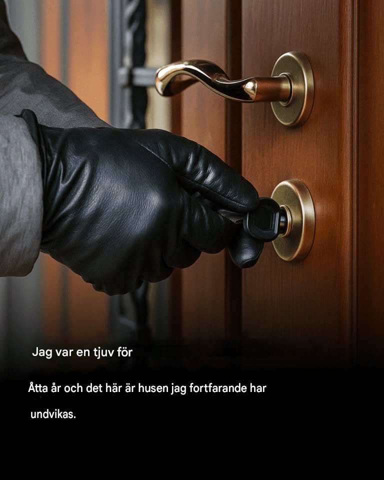 “Jag var en tjuv i åtta år och jag undvek alltid den typen av hus.”