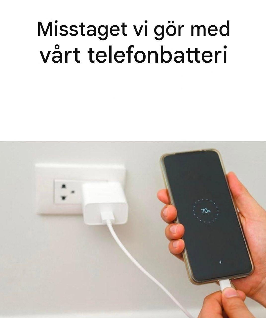 Misstagen vi gör med våra mobiltelefoner: här är anledningen till att batteriet alltid tar slut.