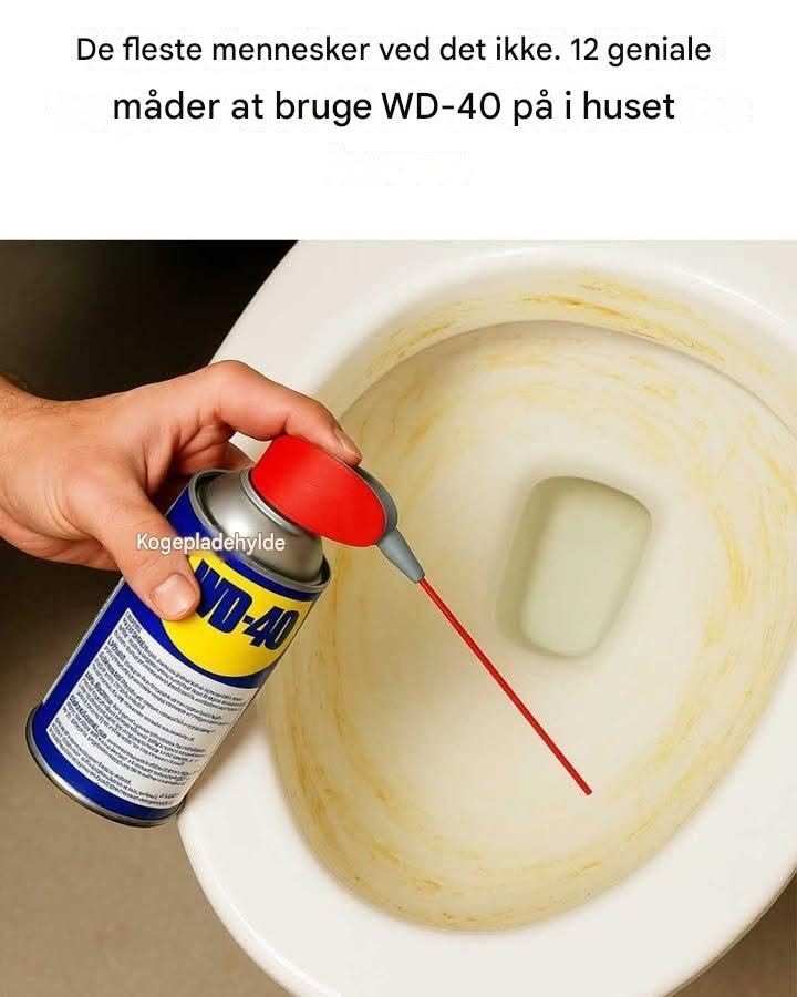 De flesta vet inte detta. 12 geniala sätt att använda WD-40 runt huset.