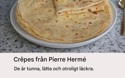 Pierre Hermés pannkakor: tunna, lätta och otroligt läckra