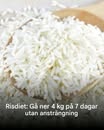 Risdiet: Gå ner 4 kg på 7 dagar utan ansträngning