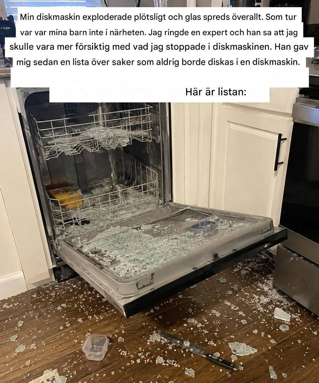 **8 saker du absolut inte bör diska i diskmaskinen** (och varför)**
