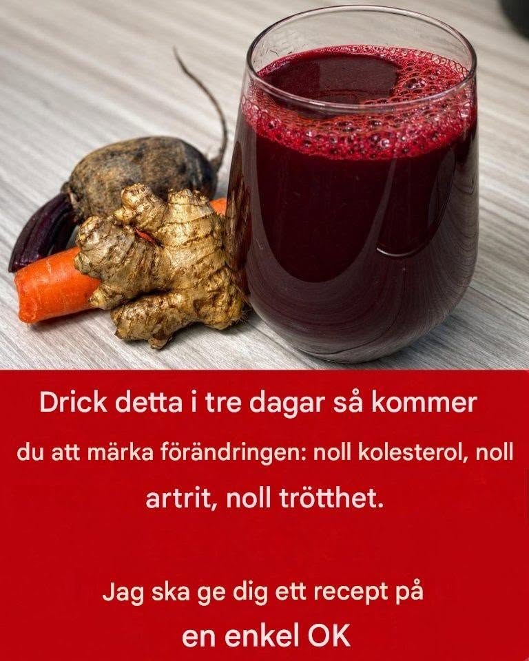 Drick detta i 30 dagar och känn skillnaden: Ett naturligt recept på rödbetor för energi, ledkomfort och hjärthälsa