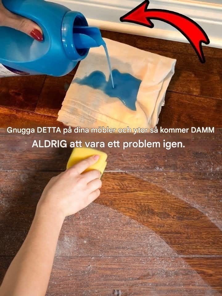 Använd detta på möbler och ytor och säg adjö till dammproblem