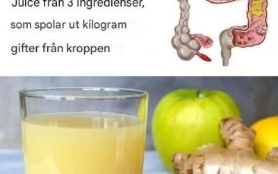 Kolonrengöringsjuice: Äpplen, ingefära och citron spolar ut gifter