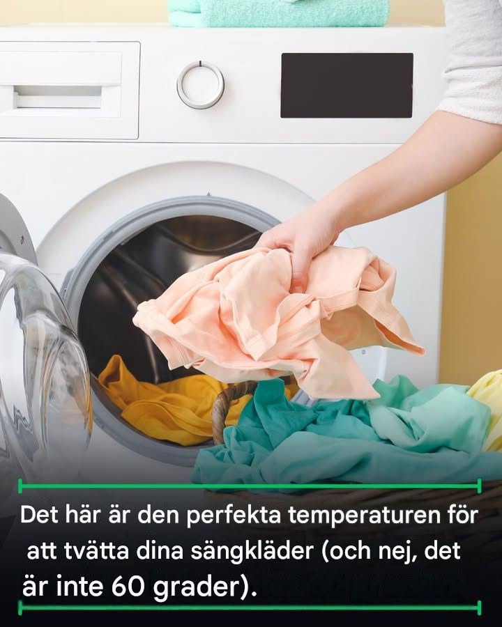 Det här är den perfekta temperaturen för att tvätta dina sängkläder (och nej, det är inte 60 grader).