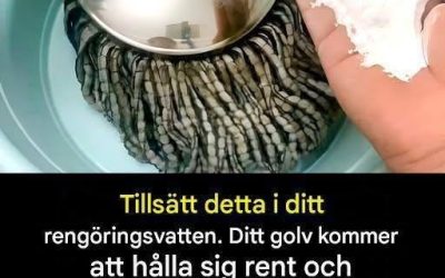 Hur rengör och håller man golven rena med detta enkla tips?