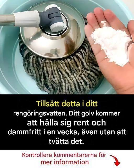 Hur rengör och håller man golven rena med detta enkla tips?