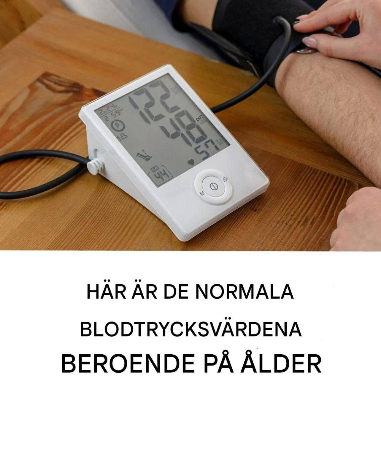 En komplett guide till normala blodtrycksvärden beroende på ålder