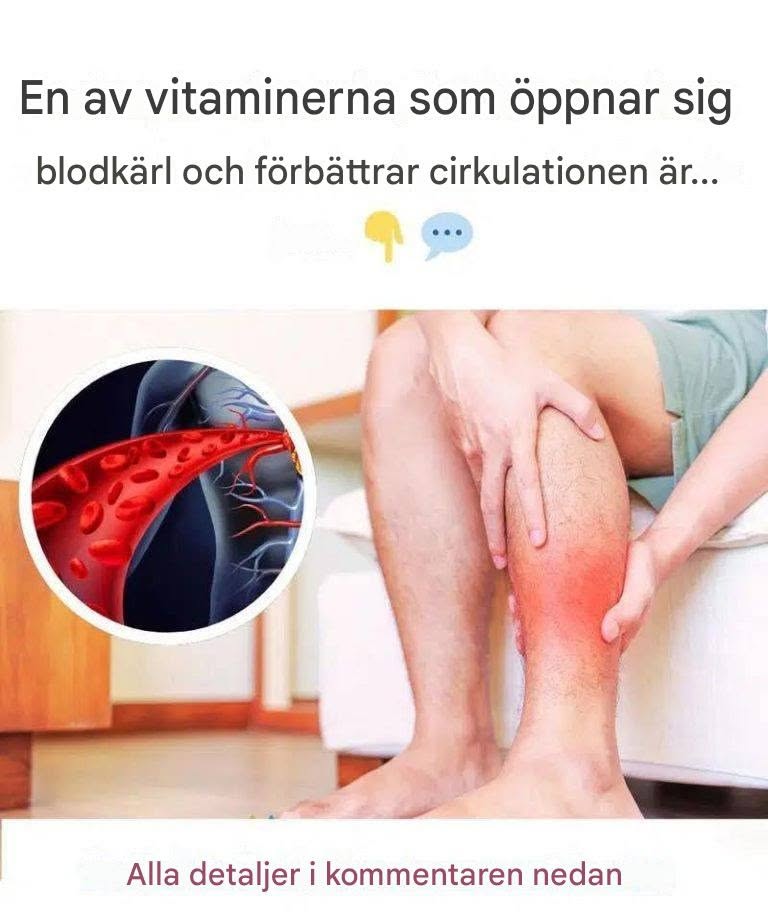 Ett vitamin som öppnar blodkärl och förbättrar cirkulationen