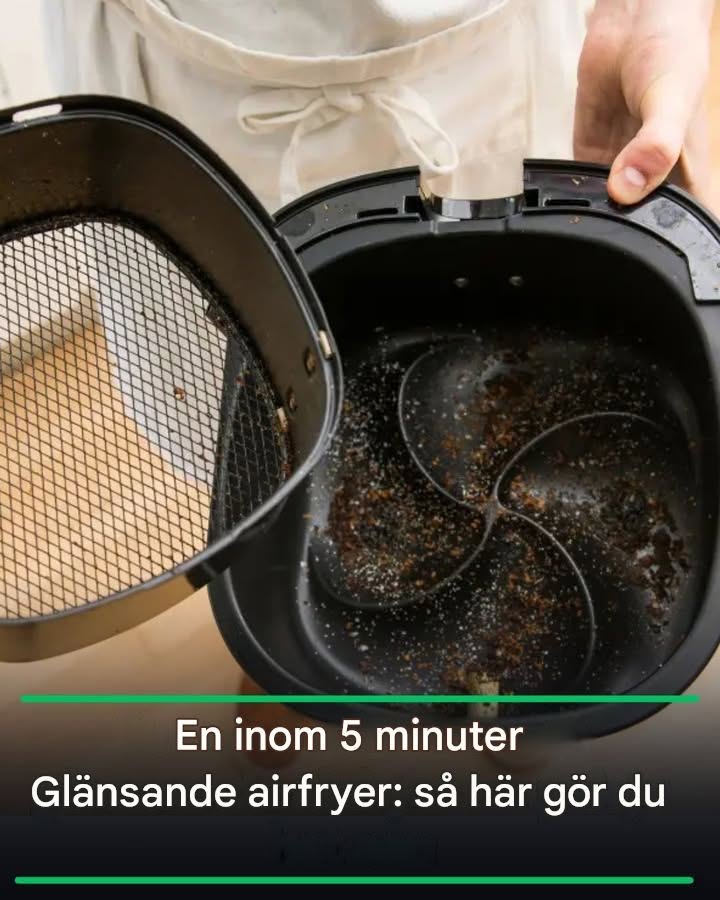 En mousserande airfryer på 5 minuter: så här gör du.