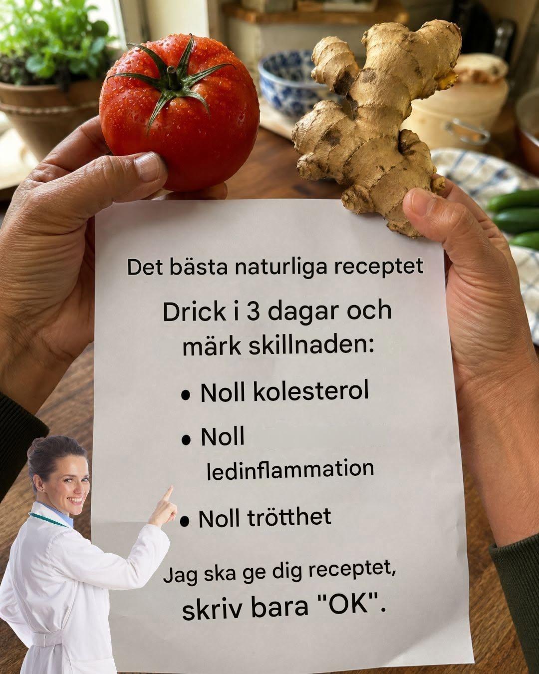 Kolesterolfri och inflammationsfri dryck: komplett steg-för-steg-recept