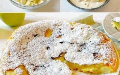 OMLET JABŁKOWY tar nu 5 minuter! Tio miękki i pyszny deser bez pieczenia z pewnością Cię zachwyci.