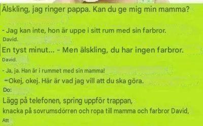 Dagens skämt: Mamma och farbror David